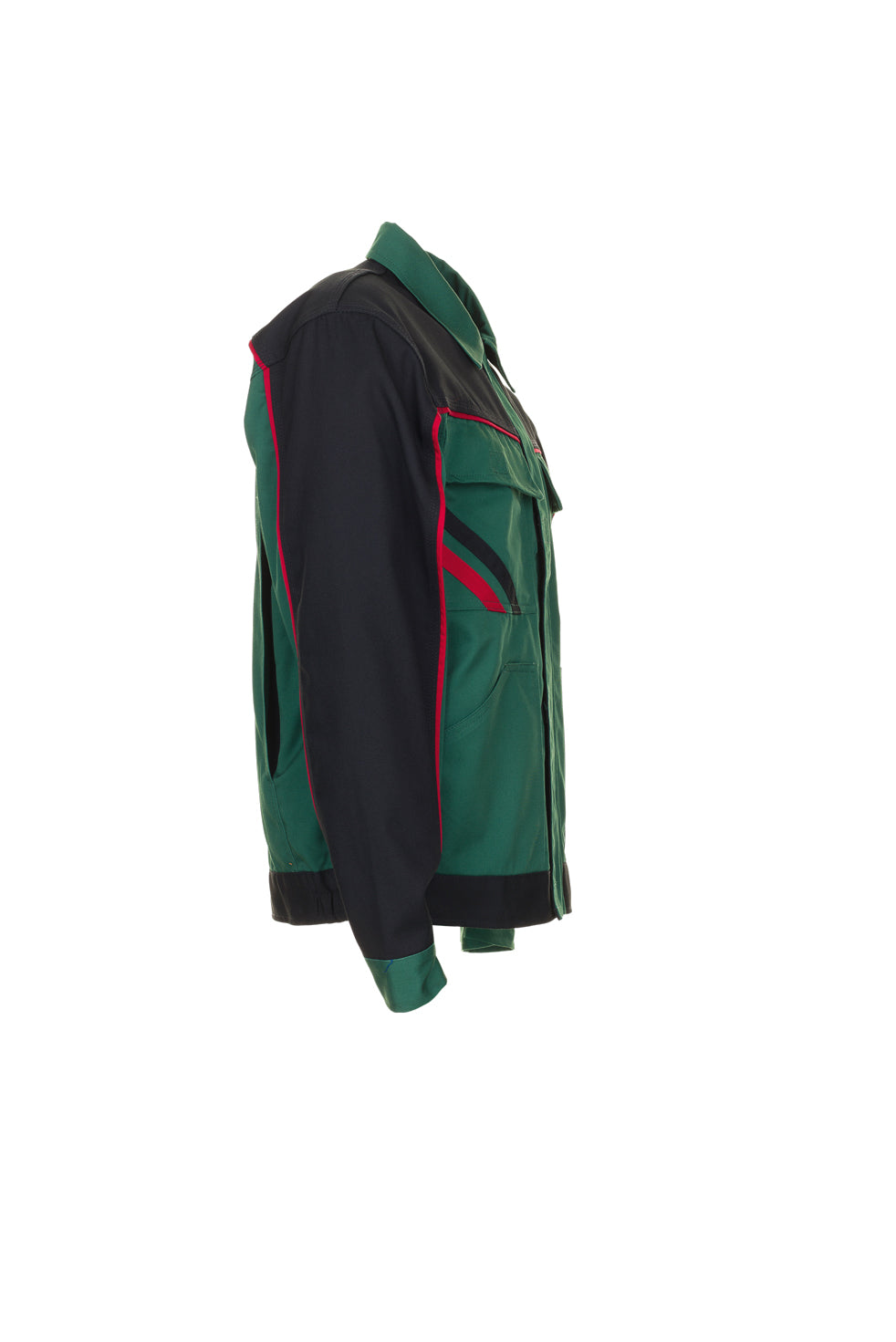 PLANAM Highline Bundjacke grün/schwarz/rot