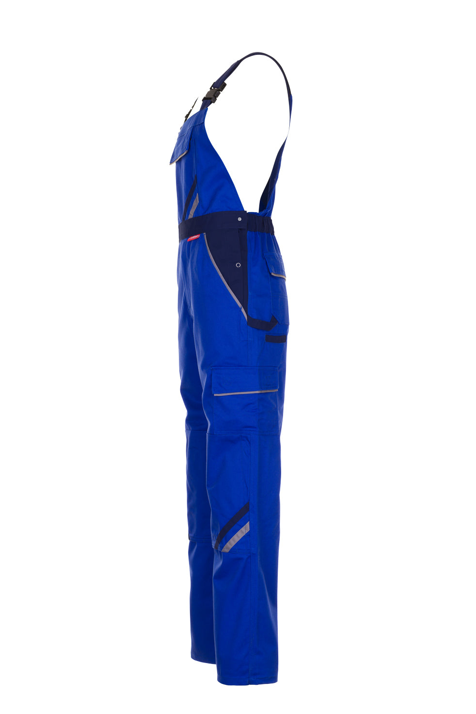 PLANAM Highline Latzhose kornblumenblau/marine/zink