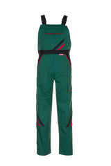 PLANAM Highline Latzhose grün/schwarz/rot