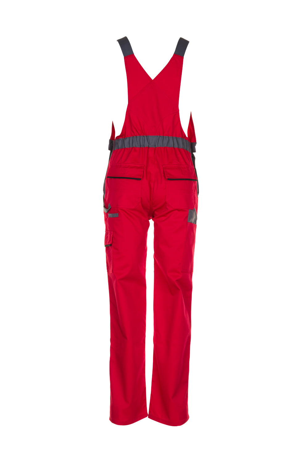 PLANAM Highline Latzhose rot/schiefer/schwarz