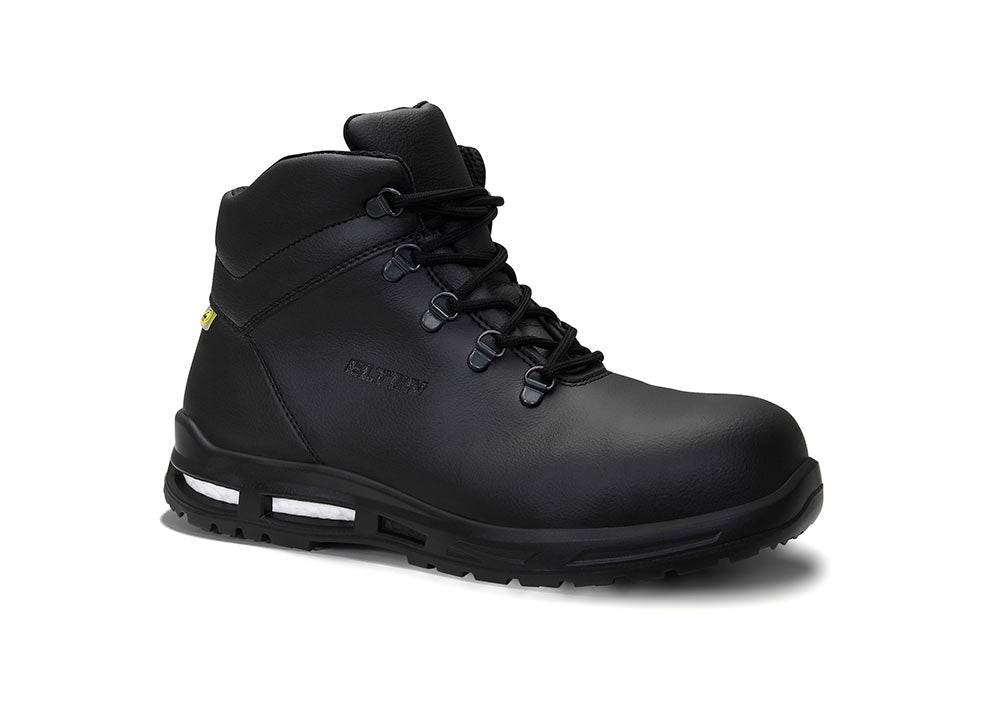 Elten Brandon MID ESD S3 Sicherheitsstiefel schwarz – schwarz