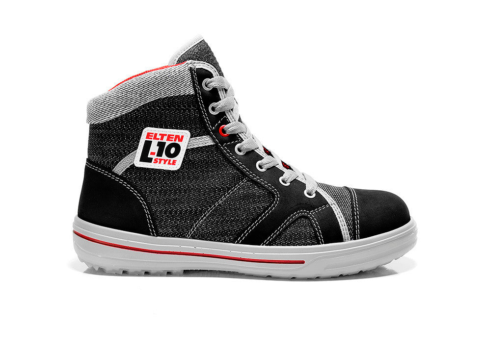 Elten Sensation UP Mid ESD S3 Sicherheitsstiefel schwarz – schwarz