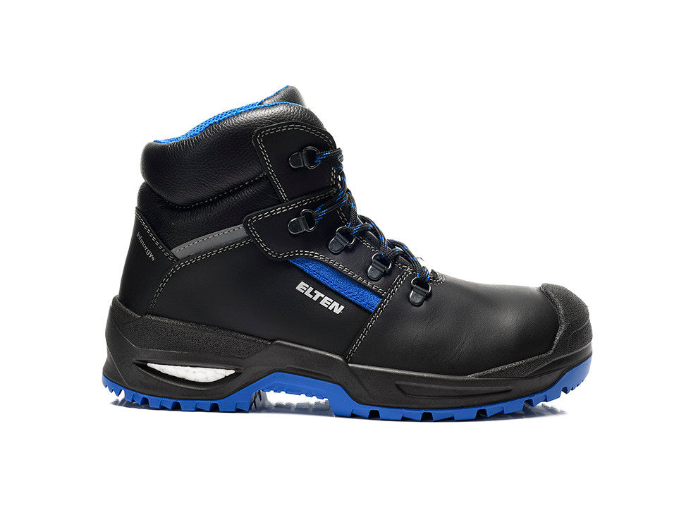 Elten Leonardo MID ESD S3 Sicherheitsstiefel blau – schwarz