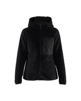Blåkläder Damen 4727 Faserpelz-Kapuzenjacke – schwarz