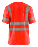 Blåkläder 3420 Warnschutz T-Shirt mit UV-Schutz – rot