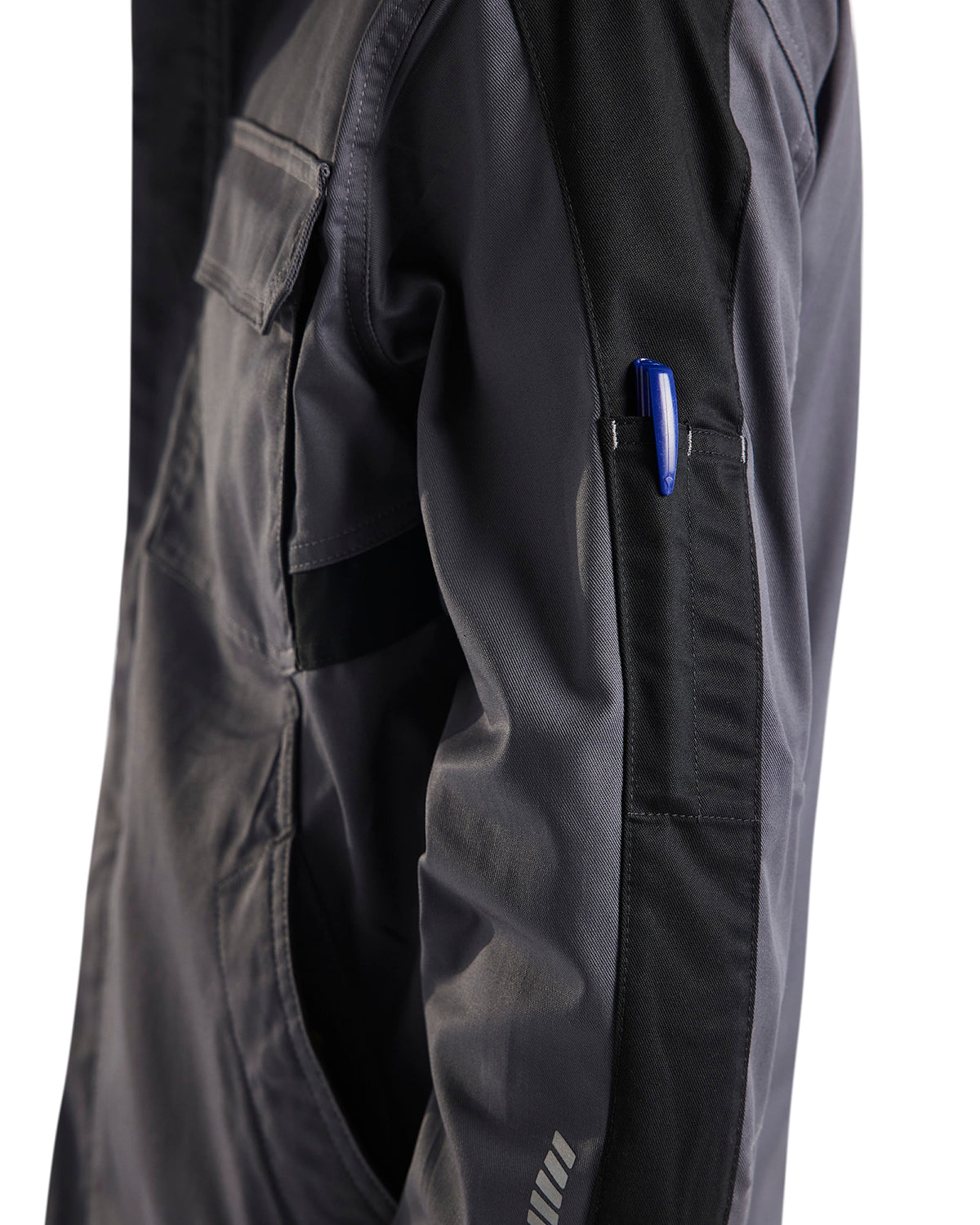 Blåkläder 4444 Industrie Stretch Bundjacke – mittelgrau/schwarz