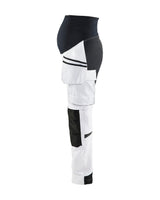 Blåkläder Damen 7102 Maler ZipOf Umstandshose weiß – weiß