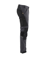 Blåkläder 1422 Stretch Servicehose – mittelgrau/schwarz