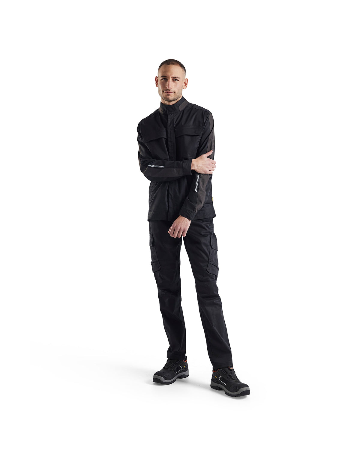 Blåkläder 4444 Industrie Stretch Bundjacke – schwarz/dunkelgrau