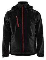 Blåkläder 4749 Softshelljacke – schwarz/rot