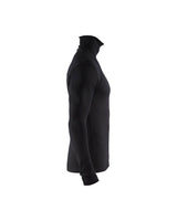 Blåkläder langarm mit Merino 4891 Warm Unterhemd schwarz – schwarz