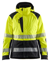 Blåkläder Damen 4436 Warnschutz Regenjacke Kl. 2 – gelb/schwarz
