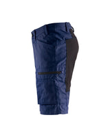 Blåkläder 1449 Service-Shorts Stretch – marine/schwarz