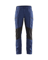Blåkläder Damen 7159 166g/m² Stretch Servicehose – marine/schwarz