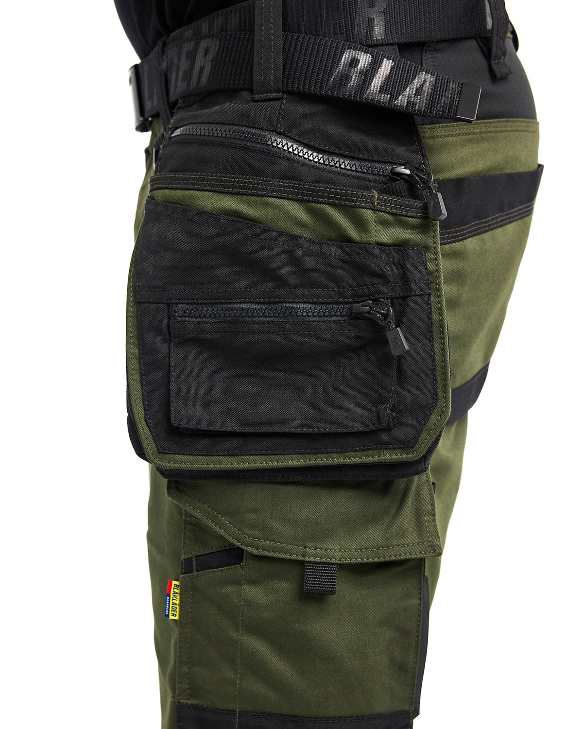 Blåkläder Striker Stretch Shorts – waldgrün/schwarz