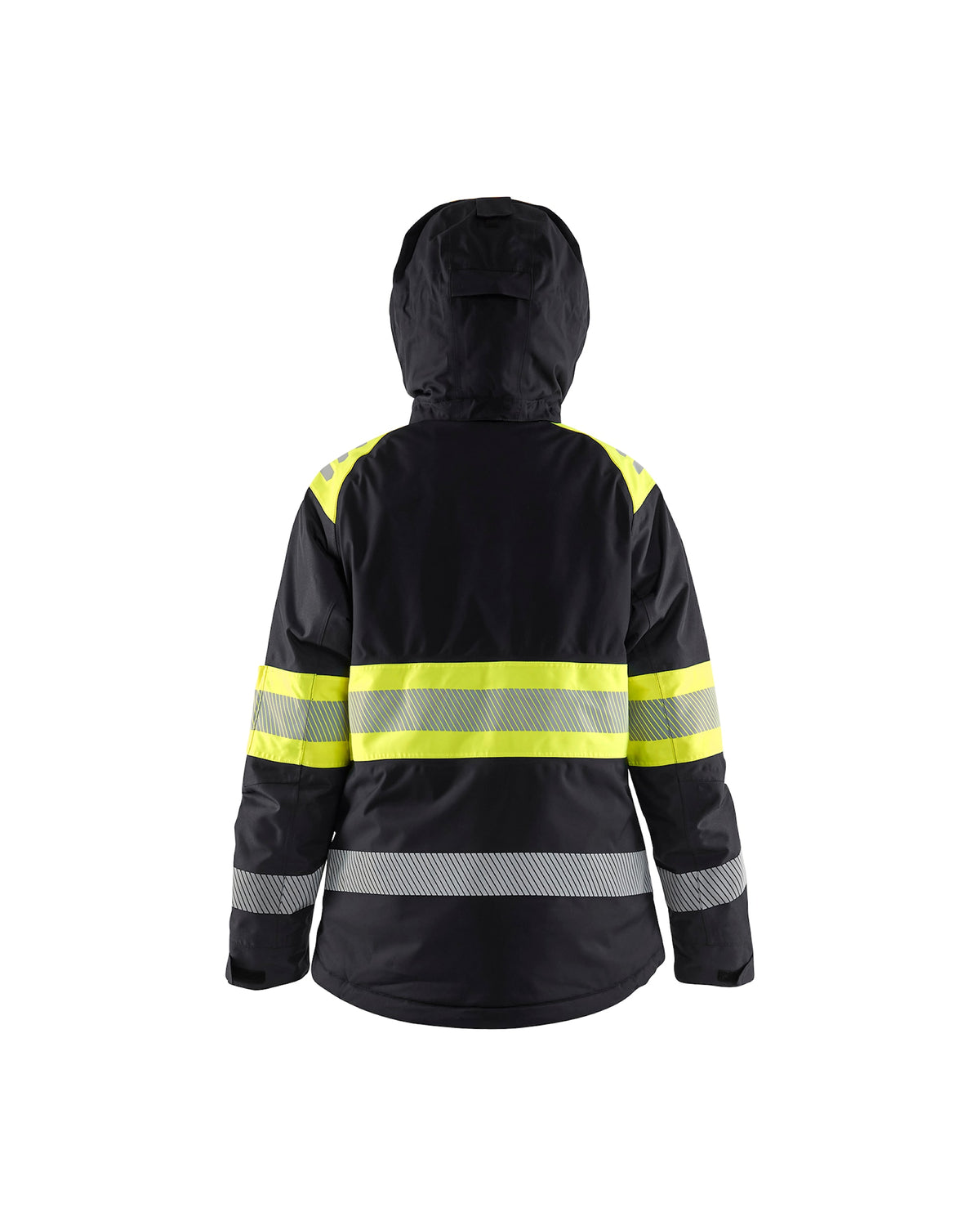 Blåkläder Damen 4470 Warnschutz Winterjacke Kl 1 – schwarz/gelb