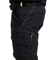 Blåkläder 1422 Stretch Servicehose – schwarz/gelb
