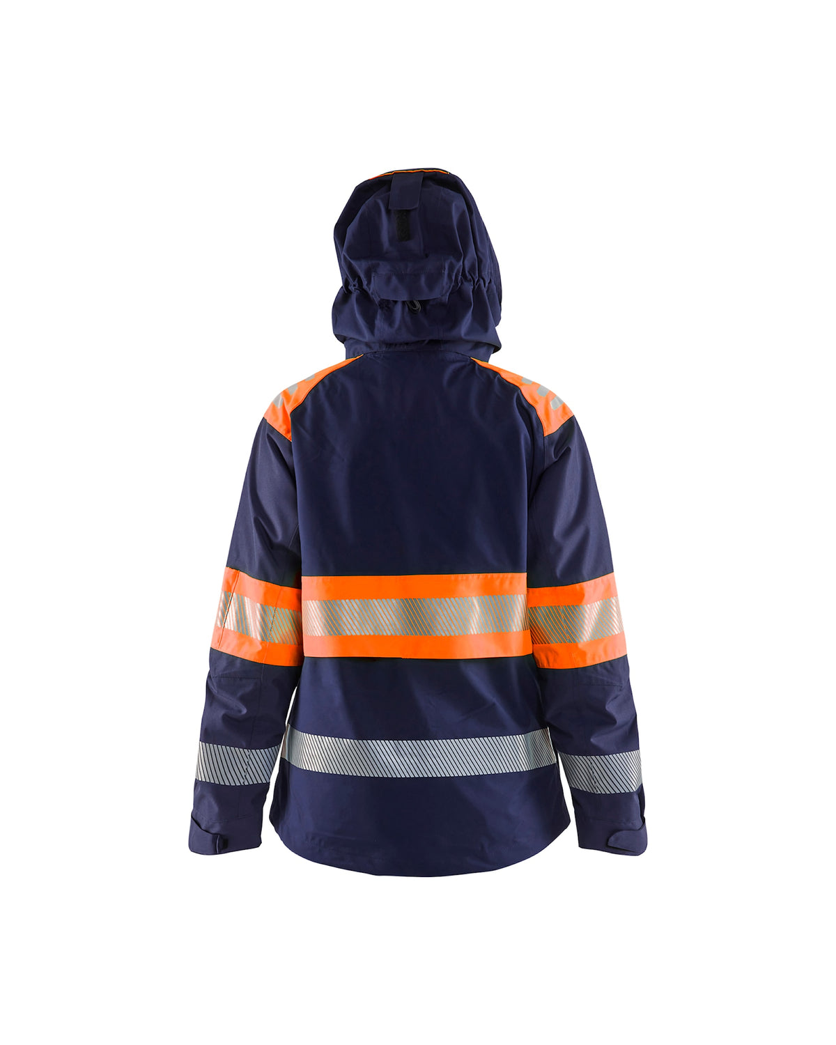 Blåkläder Damen 4430 Warnschutz Regenjacke Kl. 1 – marine/orange