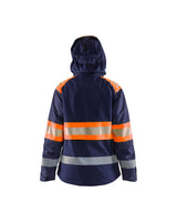 Blåkläder Damen 4430 Warnschutz Regenjacke Kl. 1 – marine/orange