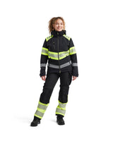 Blåkläder Damen Kl1 4404 Warnschutz Softshelljacke – schwarz/gelb