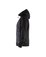 Blåkläder Damen 3464 Hybrid Sweatjacke – schwarz/rot