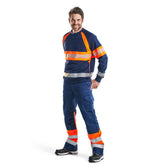Blåkläder 3359 Warnschutz Pullover – marine/orange