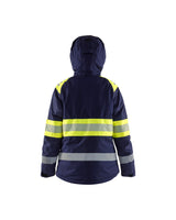 Blåkläder Damen 4470 Warnschutz Winterjacke Kl 1 – marine/orange