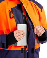 Blåkläder 4435 Warnschutz Regenjacke Kl. 3 – orange/marine