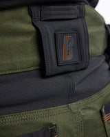 Blåkläder Damen 7175 Arbeitsshorts Striker – waldgrün/rost