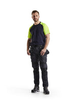 Blåkläder 3515 T-Shirt – marine/gelb