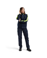Blåkläder Damen 4443 Industrie Stretch Bundjacke – dunkelmarine/gelb