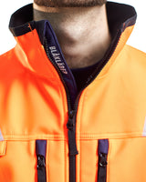 Blåkläder 4900 Warnschutz Softshelljacke – orange/marine
