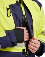 Blåkläder 4435 Warnschutz Regenjacke Kl. 3 – gelb/marine