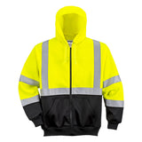 Portwest B315 Warnschutz Kapuzen Sweatjacke – gelb/schwarz
