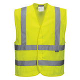 Portwest m. Schulterrefl. C370 Kl.2 Mesh Warnweste – gelb