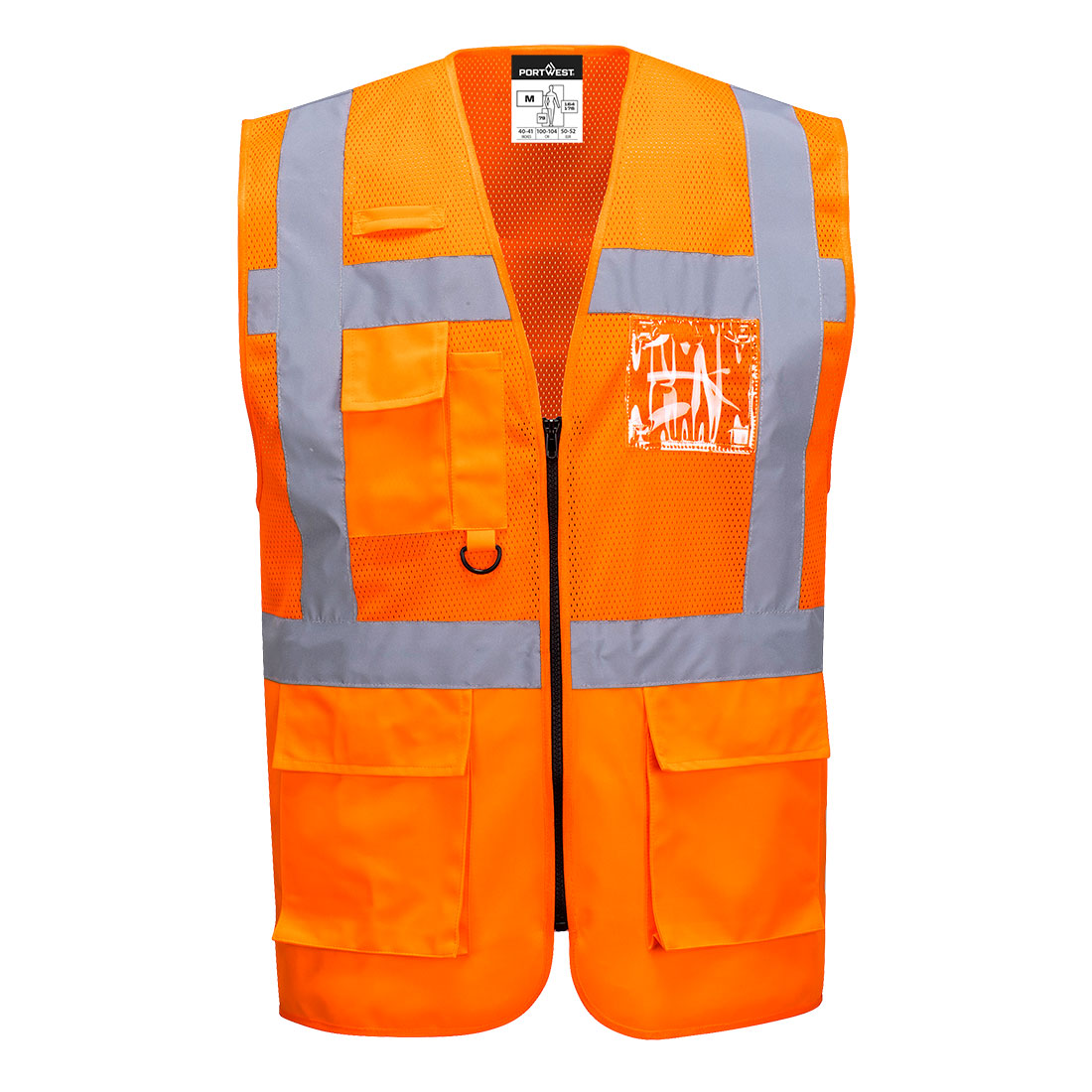 Portwest Madrid Kl.1 Mesh Warnweste Executive – orange