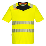 Portwest DX413 DX4 Warnschutz T-Shirt – gelb/schwarz