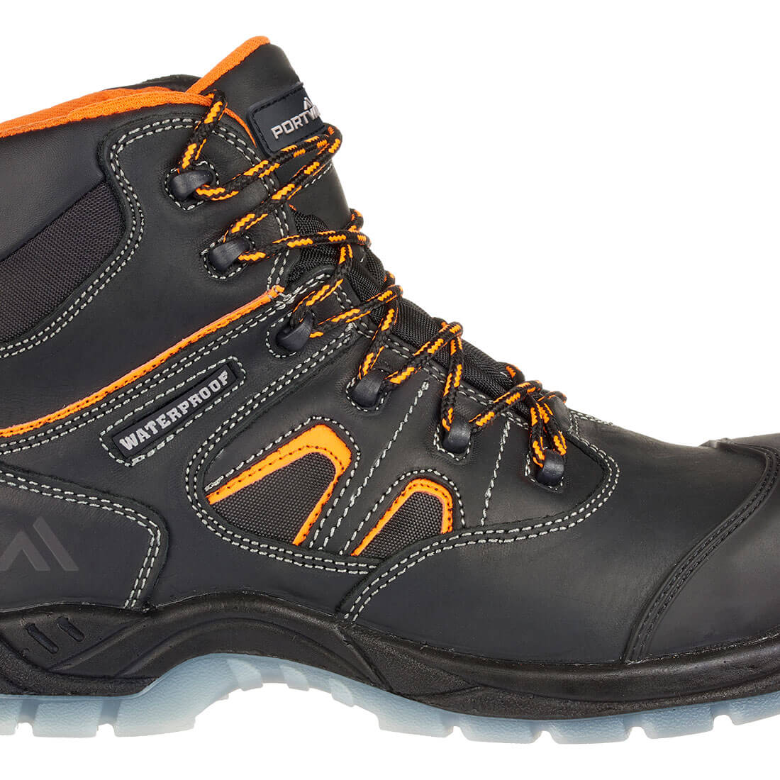 Portwest FC57 CompositeLite-Portwes S3 Sicherheitshochschuh schwarz – schwarz