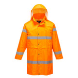 Portwest H442 Warnschutz PVC-Regenmantel – orange
