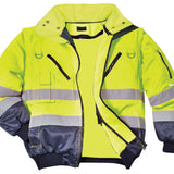 Portwest PJ50 Warnschutz Pilotenjacke 3in1 – gelb/marine