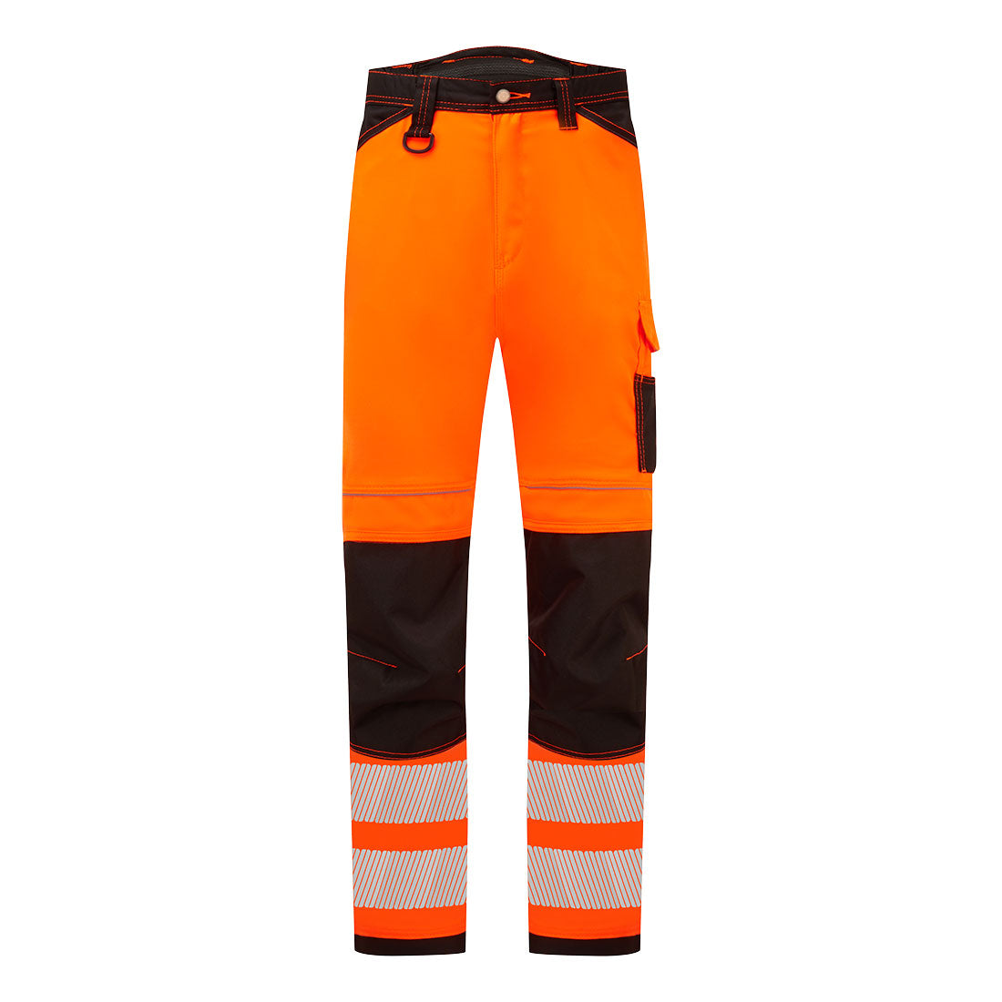 Portwest PW303 PW3 Warnschutz Stretch-Bundhose – orange/schwarz