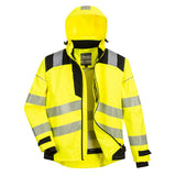 Portwest PW360 PW3 Extreme Warnschutz Regenjacke – gelb/schwarz