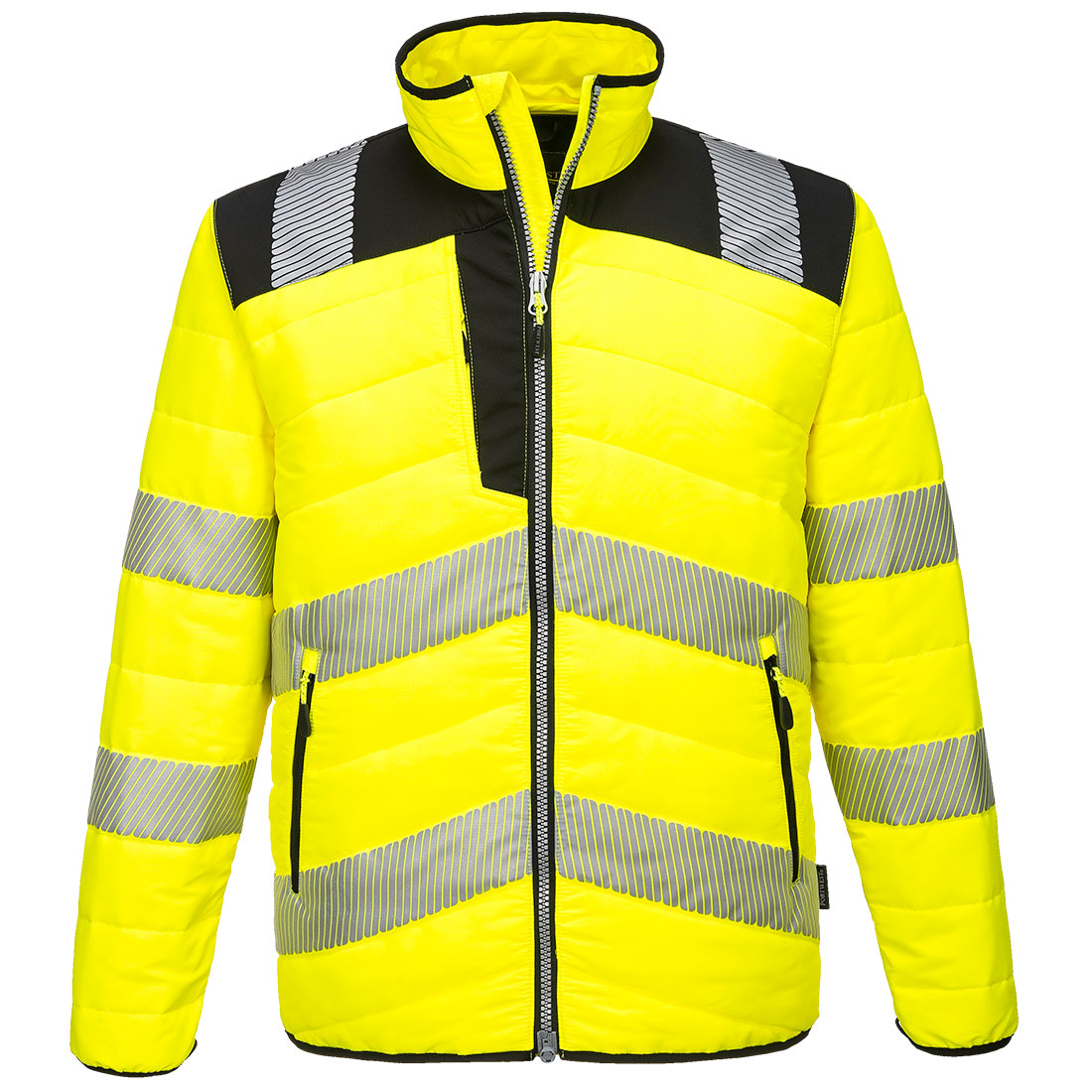 Portwest PW371 PW3 Warnschutz Steppjacke – gelb/schwarz