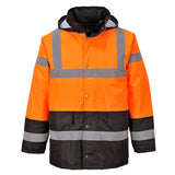 Portwest S467 Traffic Warnschutz Winterjacke – orange/schwarz