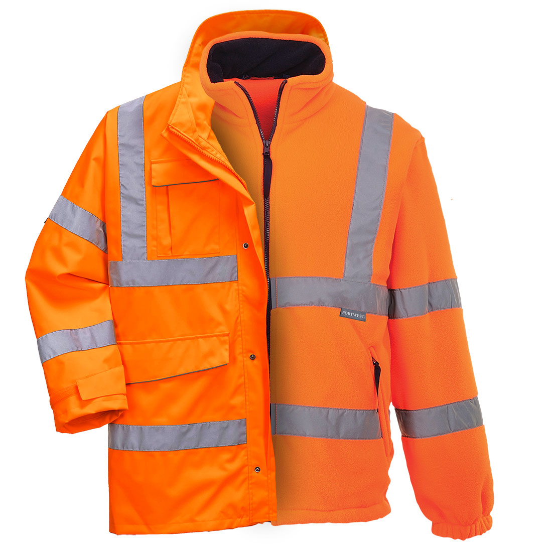Portwest S590 Extreme Warnschutz Regenparka – orange