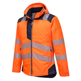 Portwest T400 PW3 Warnschutz Winterjacke – orange/marine