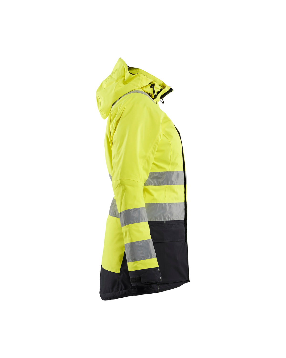Blåkläder Damen 4472 Warnschutz Winterparka – gelb/schwarz