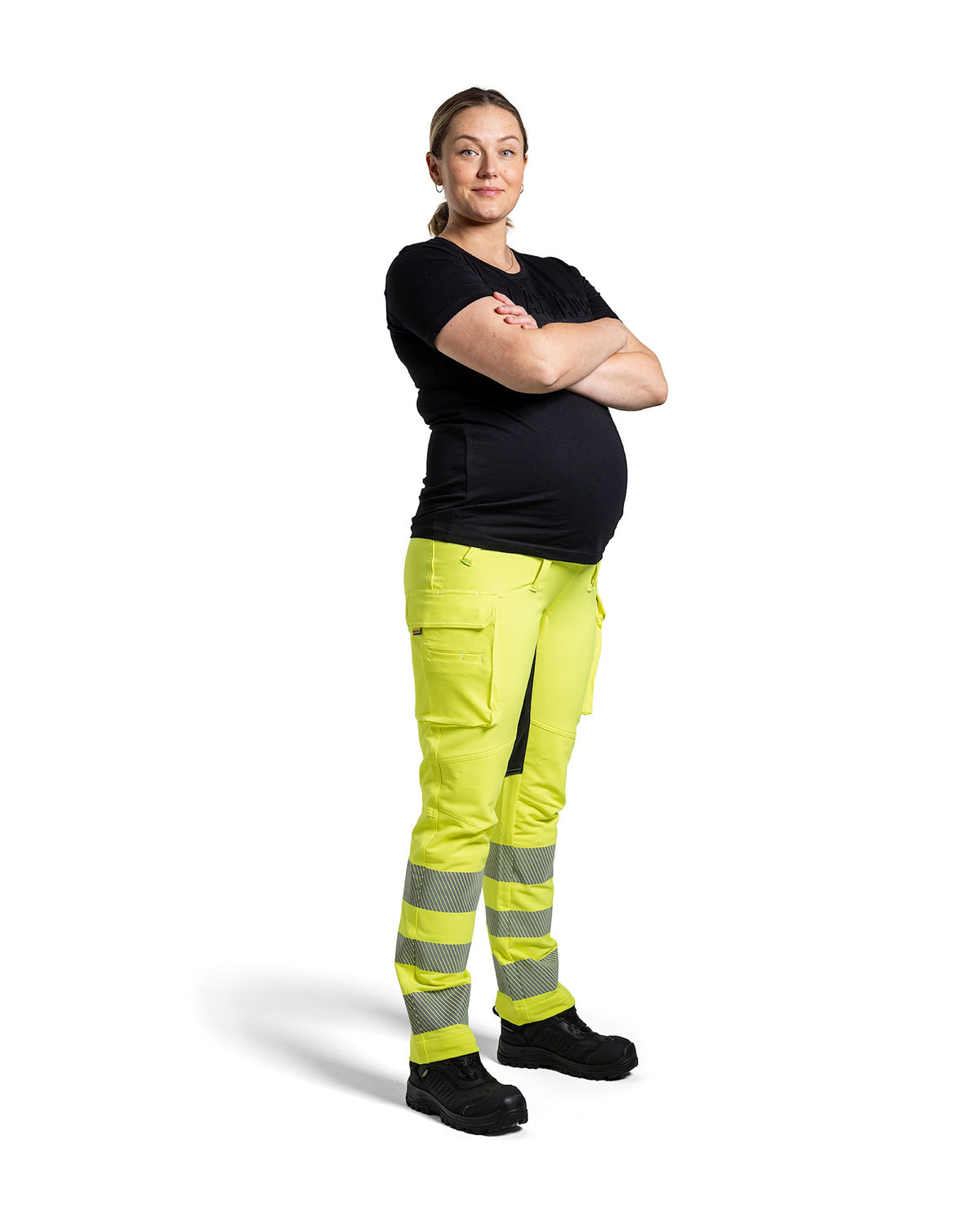 Blåkläder 7100 Warnschutz Umstandshose gelb – gelb