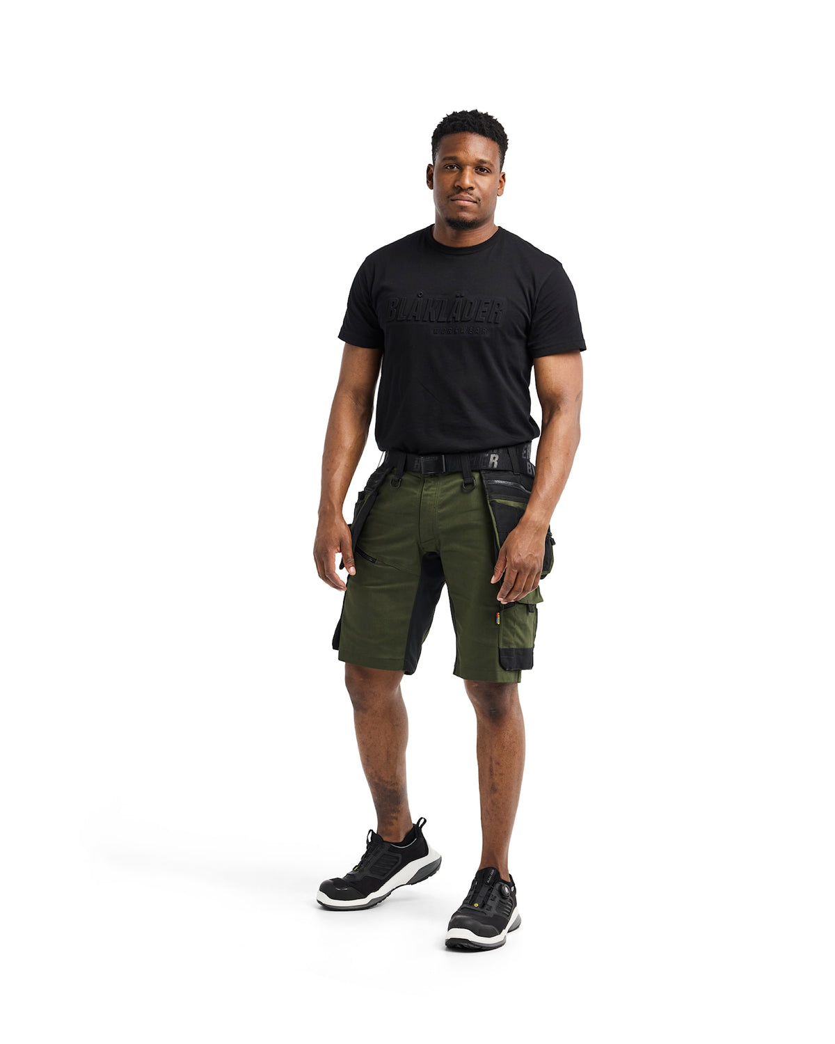 Blåkläder Striker Stretch Shorts – waldgrün/schwarz
