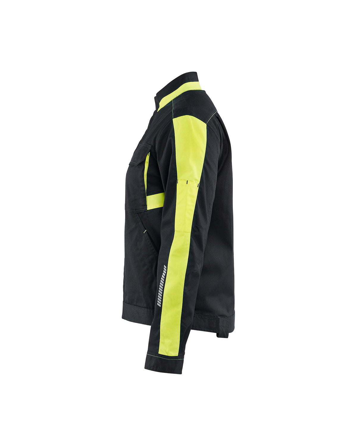 Blåkläder Damen 4443 Industrie Stretch Bundjacke – schwarz/gelb